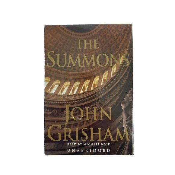 John Grisham The Summons 6 Cassette Box Set Unabridged Michael Beck 2002 Sealed - Picture 2 of 4